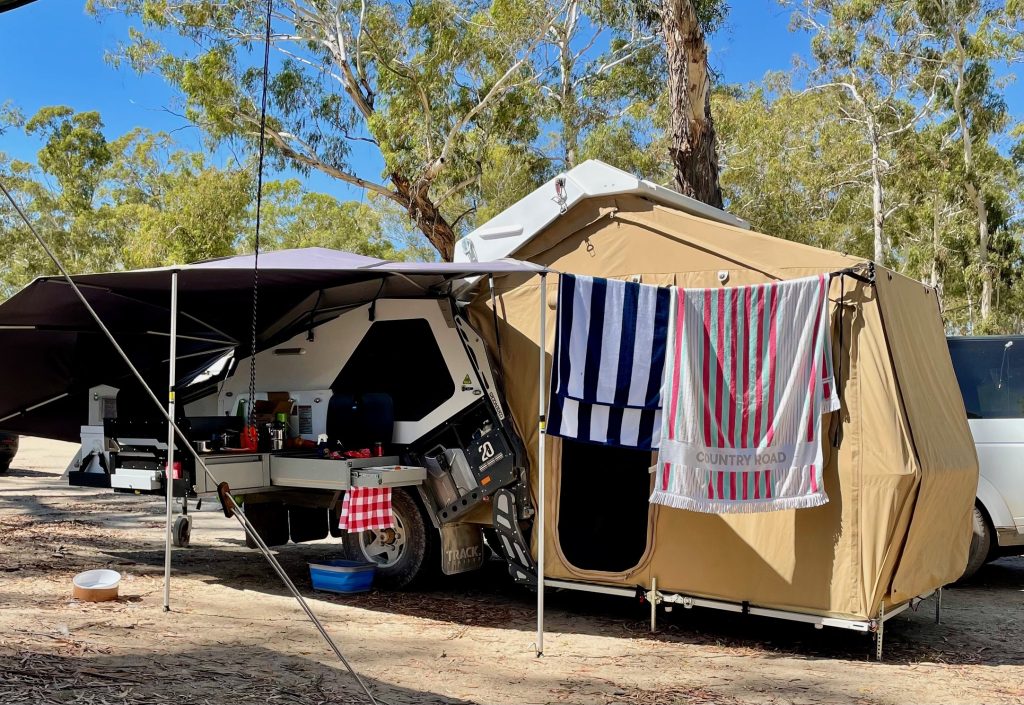 Tvan camper trailer hire Sydney NSW. Family trip to Fraser Island.
